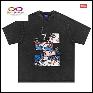 Oversized Vintage Graphic T-Shirt Heavyweight Cotton Unisex Streetwear